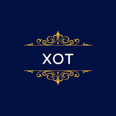 XOT Letter Initial Logo Design Template Vector Illustration