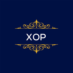 XOP Letter Initial Logo Design Template Vector Illustration