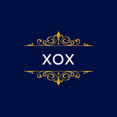 XOX Letter Initial Logo Design Template Vector Illustration