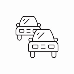 cars traffic icon vector sign