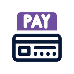 payment duotone icon. Sleek and modern vector icon for websites, mobile apps, marketing materials, and corporate design. Fully scalable and ready to use.