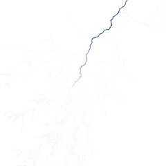 Obraz premium Lightning bolt isolated on a transparent background