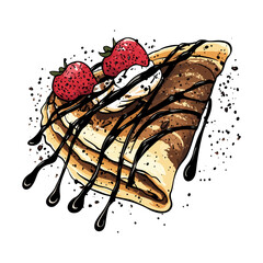 crepes,vector