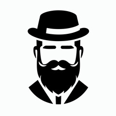 man with hat and mustache