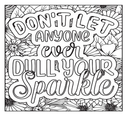 Motivational Quotes Coloring Pages For KDP