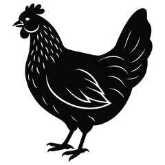 Chicken Silhouette Hen Adobe Illustrator Artwork