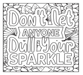 Motivational Quotes Coloring Pages For KDP