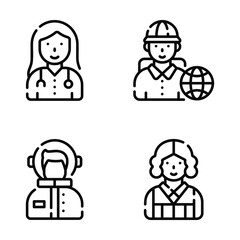 Check out our premium collection of human characters line icons