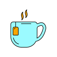 tea icons  symbol vector elements for infographic web

