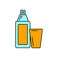 milk icons  symbol vector elements for infographic web