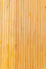 Fototapeta premium Thin Wooden Strips Wooden Background. - Pine Wood Background