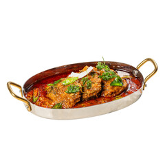 South Indian Fish Curry in a Plate