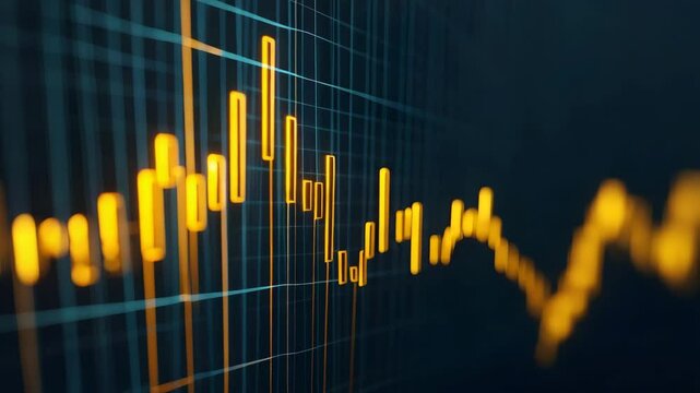 Understanding the principles of market trends through dynamic trading graphs and data analysis