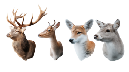 Majestic Wilderness Collection: A curated selection of animal portraits, capturing the beauty of different wildlife species.