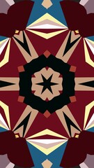 digital art in the form of a kaleidoscope