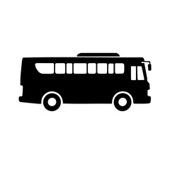 Modern Travel Bus Icon for Maps, Apps & Websites