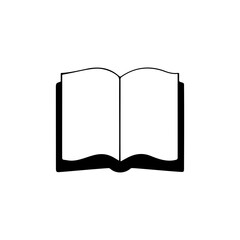 Open Book Icon for Education, Library, and eLearning Apps