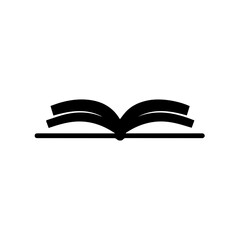 Open Book Icon for Academic, Reading & UI Projects