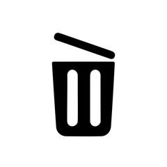 Recycle Bin Icon for Waste Management on white background