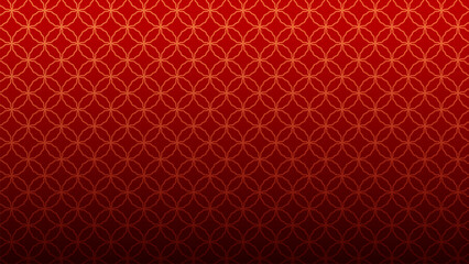 Red Chinese seamless pattern in oriental geometric traditional style. 3d festive ornament for lunar chinese new year decoration. white and golden abstract asian vector creative motif. Vintage tiger.