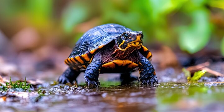 photo of arakan forest turtle