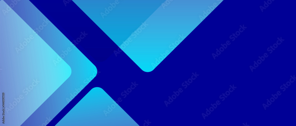 Canvas Prints abstract blue banner background. dynamic shapes composition and elements. used to decorate advertise