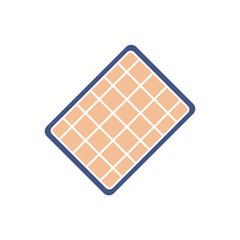 waffle icons  symbol vector elements for infographic web