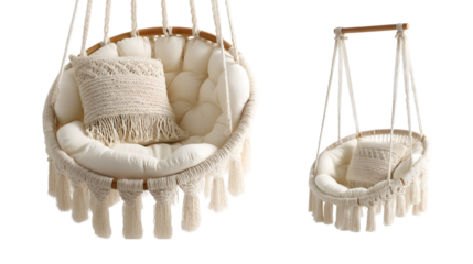 Bohemian Hanging Chair Relaxing Swing Seat Cozy Home Decor
