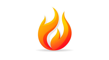 Professional Fire Protection System Icon Vector Design with Flame Logo for Safety-themed Graphics