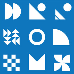 Simple geometric sign isolated vector