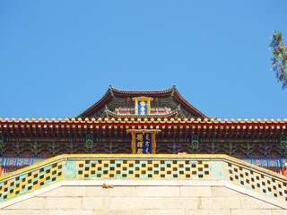 Fototapeta premium The Pavilion of Buddhist Incense in the Summer Palace in Beijing