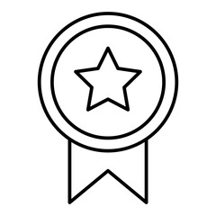 Obraz premium Medal icon
