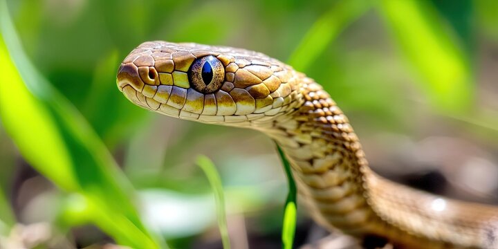 photo of keelback snake 