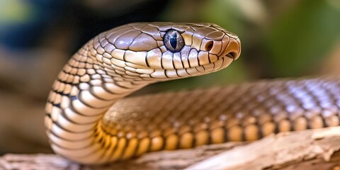 Obraz premium photo of king cobra 