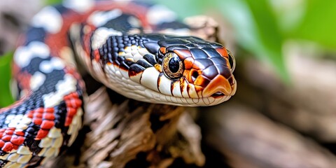 Fototapeta premium photo of king snake 