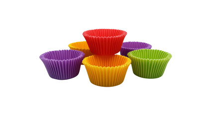 Colorful Silicone Cupcake Liners - Baking Supplies