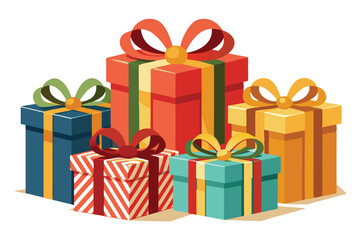 vector illustration of a gift box