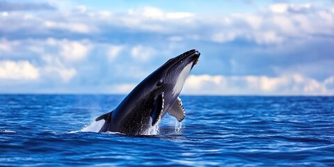 Fototapeta premium photo of sei whale 