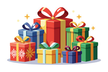 Fototapeta premium gift boxes vector illustration