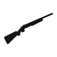 vector illustration of a gun