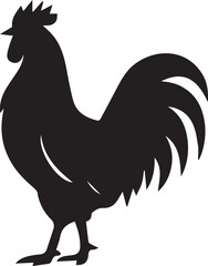chicken silhouette Vector | Minimalist & Trendy chicken Silhouette Design | Unique & Stylish chicken Artwork for Vector design