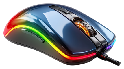 RGB Gaming Mouse: A sleek, ergonomic gaming mouse with vibrant RGB lighting, designed for precision and speed, perfect for the ultimate gaming experience.