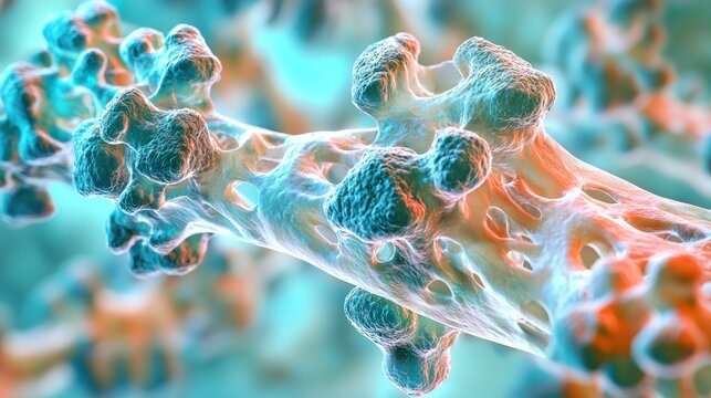 3D visualization of chondrosarcoma affecting the cartilage in joints