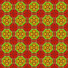 seamless pattern with flowers design 