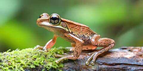 Obraz premium photo of american cinchona plantation frog -