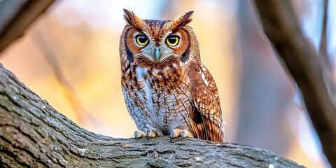 photo of bearded screech owl -