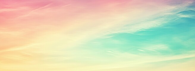 Pastel Sky Background With Soft Colors
