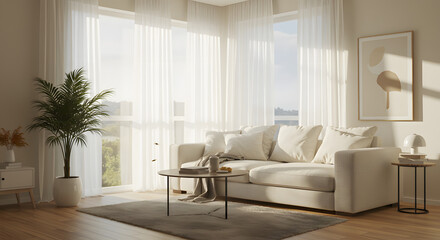 Living room with breeze 