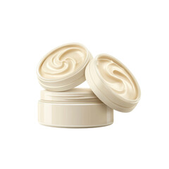 Cream Jars Luxurious Skincare Product Mockup