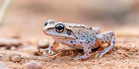 Fototapeta premium photo of desert rain frog 